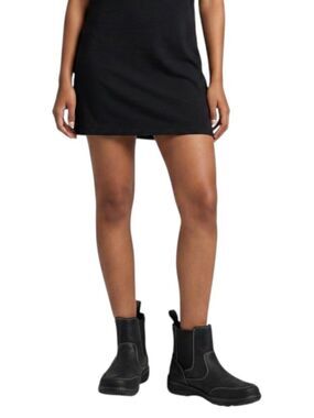 Khombu Charlotte Chelsea Ankle Boots Faux Fur Lined Black Size 9M Pull On
